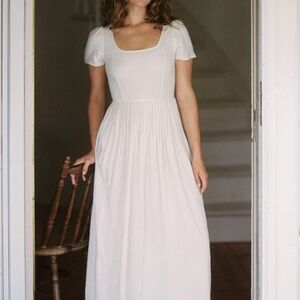 Christy Dawn White Maxi Dress